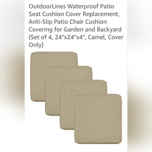 Camel Waterproof Outdooor Replacement Cushion Covers